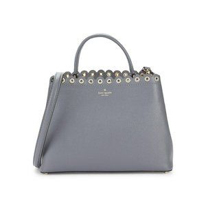 Kate Spade New York Janell Scalloped Pebbled-Leather Top Handle Bag
